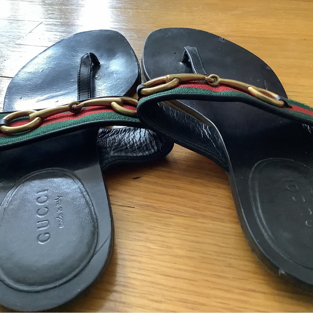 Gucci Querelle Thong Sandals - Picture 2 of 7